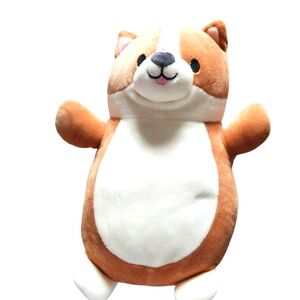 Squishmallow NEW Reginald Cute Brown and White Plush Dog Toy